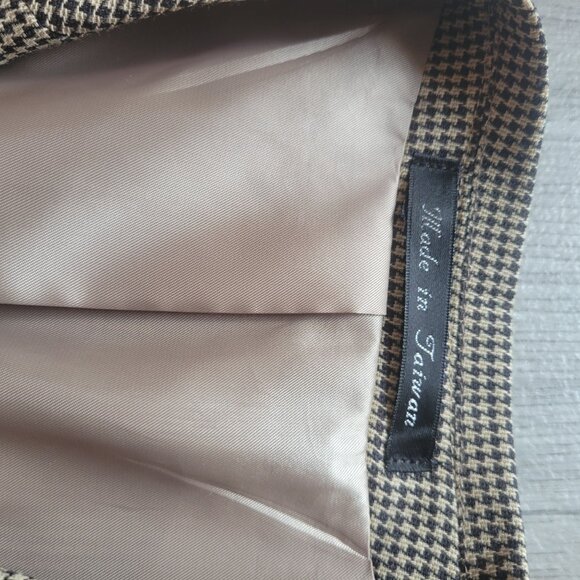 Kasper Mens Houndstooth Blazer Jacket 44L Silk Wool NWT - Picture 6 of 11